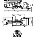 CTEZED20.3-A-H-MEWP Iveco-Daily truck dimensions